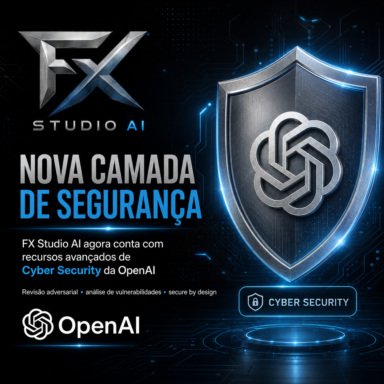 Acesso contemplado pela OpenAI ao modelo Daybreak Blue para Cyber Segurança - FX Studio AI